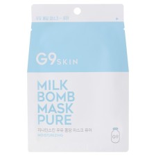 Маска для лица тканевая G9SKIN MILK BOMB MASK-Pure 25мл