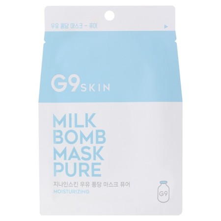 Facial face mask G9Skin Milk Bomb Mask-Pure 25ml