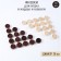 Chips for backgammon and checkers, 30 pcs, d-2.8 cm, tree