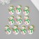 Decor for creativity tree "Snowmen with hearts" set of 10 pcs 4.5x3.2 cm