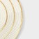 Serving napkin set 4 pcs of a share, d = 38 cm, white with gold