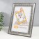 Photo frame Plastic "Mayolik" 15x21 cm, steel