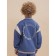Bombber for a boy Pelican, height 140 cm, jeans color