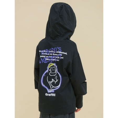 Jumper for boys, height 122 cm, black color-3