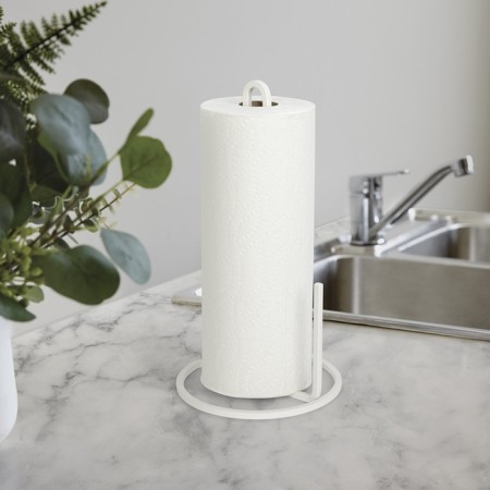 Umbra Squire paper towels holder, white color-4