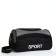Sports bag with lightning, external pocket, long belt, black/gray color