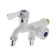 Water Cathedral Zein, 1/2, Double, White, Chrome