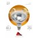 Infrared lamp, 250 watts, E 27, 220V, wavelength 1100-1150 nm, white sausage