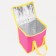 Thermosuma with zipper 18 liters, pink color