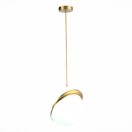 Suspension lamp ST LUCE. SL1164.313.01. Laico. 1x60 W, E27, 25x25x30 cm, brass color-3