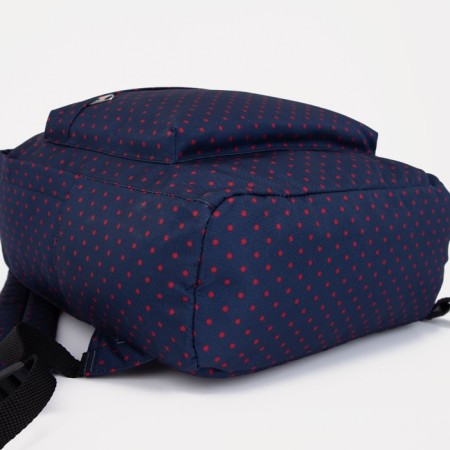 A backpack with a zipper, Erich Krause, Blue-2