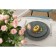 A set of dining plates Liberty Jones Soft RipPles, 27 cm, color gray color