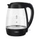 Electric kettle Tefal KO450832, glass, 1.7 l, 2400 watts, black