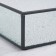 Organizer for storage "WET GLASS", 1 section, glass, with a mirror base, 29 × 17.5 cm, the color is transparent/black