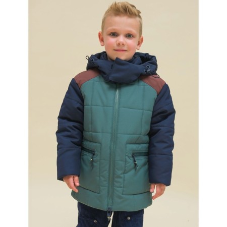 Jacket for boys, height 116 cm, green color-1