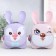 Piggy bank Metal "Funny Bunny" mix 8.5x10.5x17.5 cm