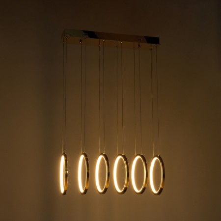 Lamp with DDD "Lorein" LED 60W 3000-6000k gold 55.5x25x25-125 cm-13