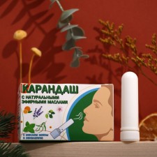 Pencil-inhaler from a cold with mint and eucalyptus