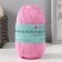 Yarn "natural viscose" 100% viscose 400m/100g (20 pink)