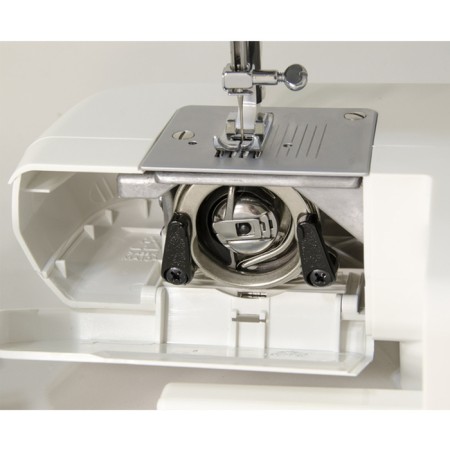 Sewing machine Aurora 525, 70 watts, 13 operations, semi-automatic, white-pink-3