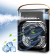 LOF-06 portable fan, with a moisturizer function, 3 speeds, USB power, black