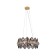 Crystal chandelier with Ambrella Light, Traditional, Tr5185, E14, Gold color