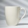 Ceramic mug with a spoon "Deer", 310 ml, white color