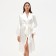 Women's robe minku: Light Touch Milk color, river 48