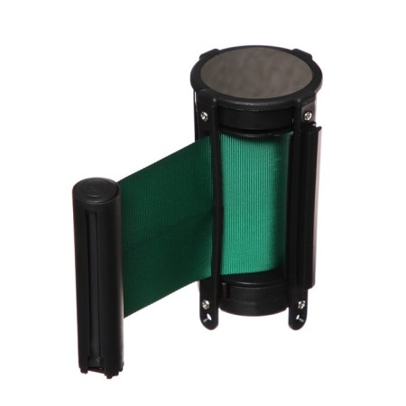 Cassette with exhaust ribbon-180cm green, height-13cm, width 6.6 cm, tape width-80mm-1