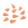 Cargo of a bullet-exentric painted pissy Yaman 10 pcs., 18 g, orange
