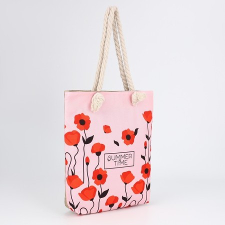 Women's beach bag "Summer Time", 35x40 cm-1