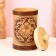 TUES "Flowerers", Round, D = 8 cm, birch bark