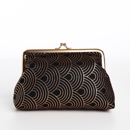 Cosmetic bag on the farmar, black color-1
