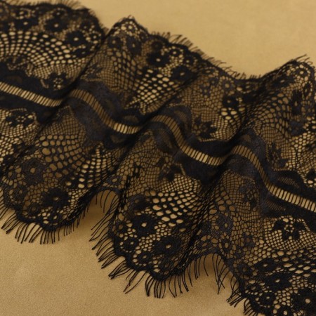 Lace cilia, 190 mm × 3 ± 0.5 m, black color-1
