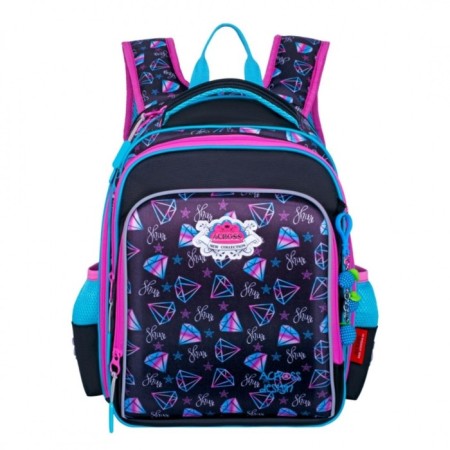 Frame backpack 39 x 29 x 17 cm, Across 640, filling: bag, purple ACR22-640-6-1