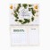 Calendar 2025 wall, on the spiral "New Year: Welcome", 34 x 24 cm
