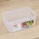 SCANDI storage basket, 1.2 l, 17 × 12 × 7.5 cm, the color is transparent