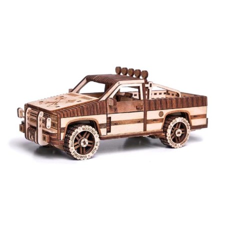Mechanical 3D puzzle made of wood "Pickup WT-1500"