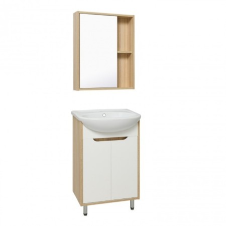 Wardrobe-mirror "Eco 52" without backlighting-2