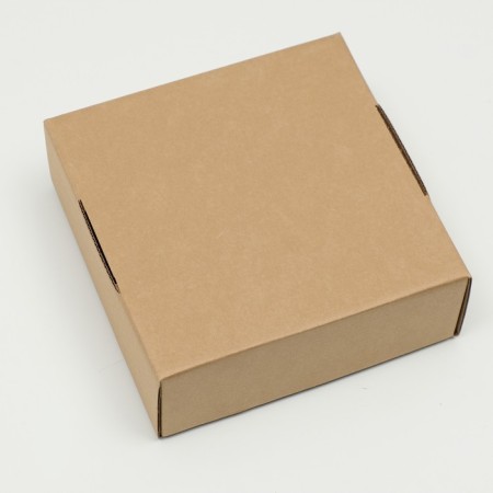 Self -assembly box, craft, brown, 16 x 16 x 6 cm-1