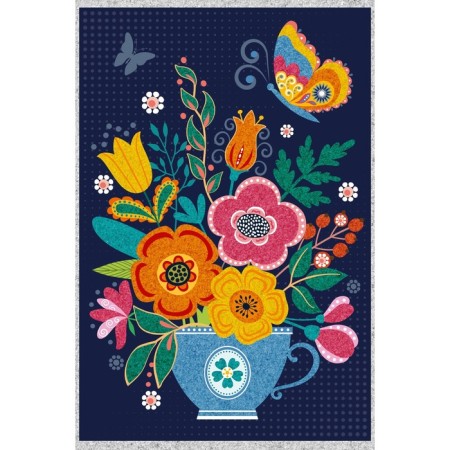 Sanding fresco "Bouquet of flowers"-2