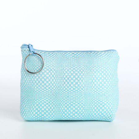 Women's wallet with lightning, blue color