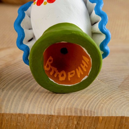 Dymkovo toy "Duck", 10 cm, mix-4