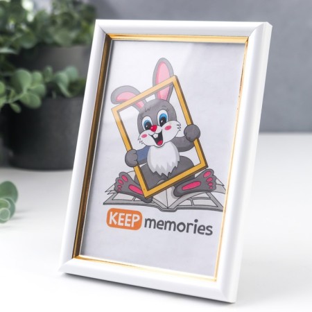 Photo frame plastic 10x15 cm 581 milk (50/2000)-1