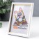 Photo frame plastic 10x15 cm 581 milk (50/2000)
