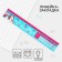 Line-stroke plastic 25 cm, "English alphabet" Minnie Mouse and unicorn, flexible