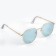Sunglasses "OneSun", pipe 13 cm, width 13 cm, lens 4.5 x 5 cm, turquoise