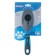 Delight brush massage, second, metal teeth, black-blue