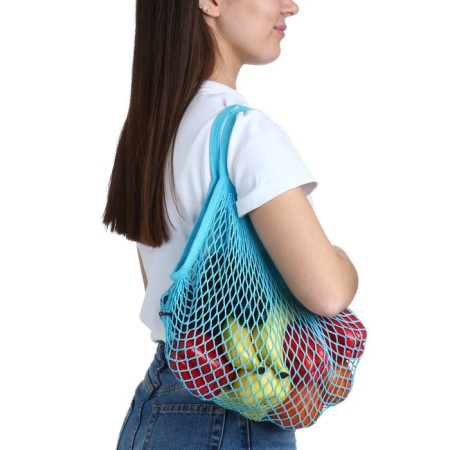 ALOSKA 37 x 20 cm, handle 12 cm, cell 1.5 cm, turquoise-3