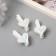 Decor for creativity tree "Procher. Heart with legs" Blue set 3 pcs 1.7x3x5 cm